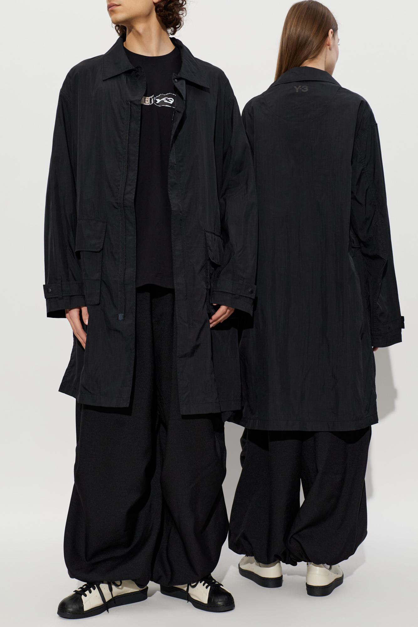 Y's LONG JACKET YZ-J03-006 インディゴ Black Jacket with pockets Y-3 - Vitkac AS